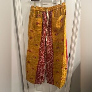 Kantha Pants - Birds
